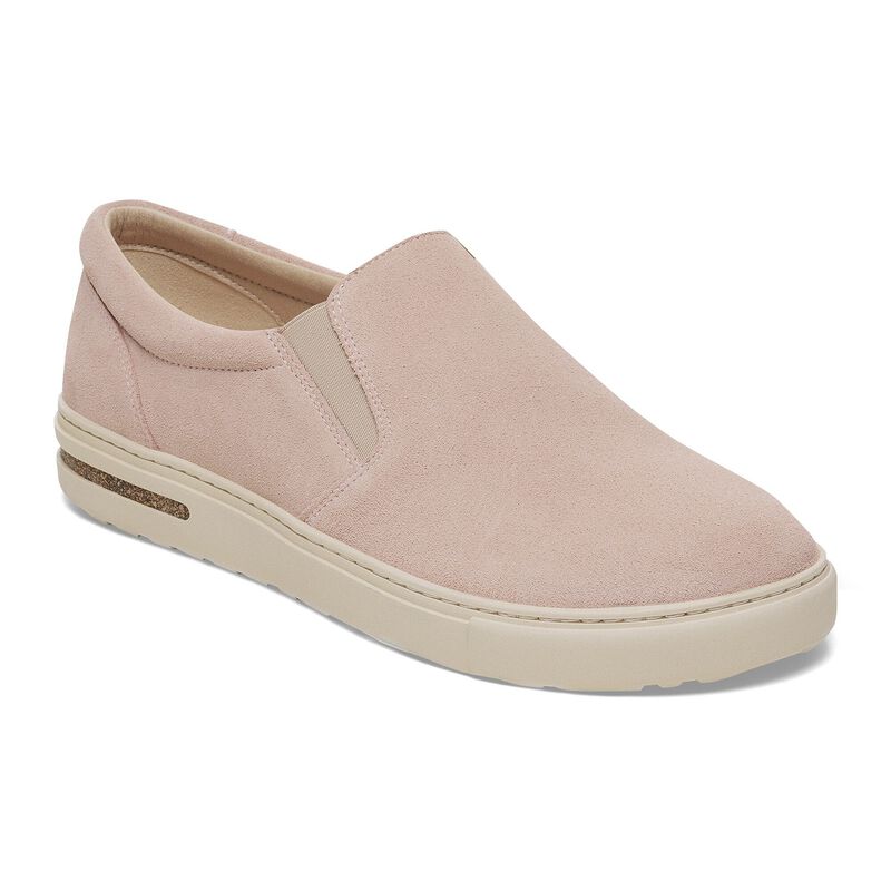 BIRKENSTOCK Oswego Suede Leather Taupe Trail Easy detail