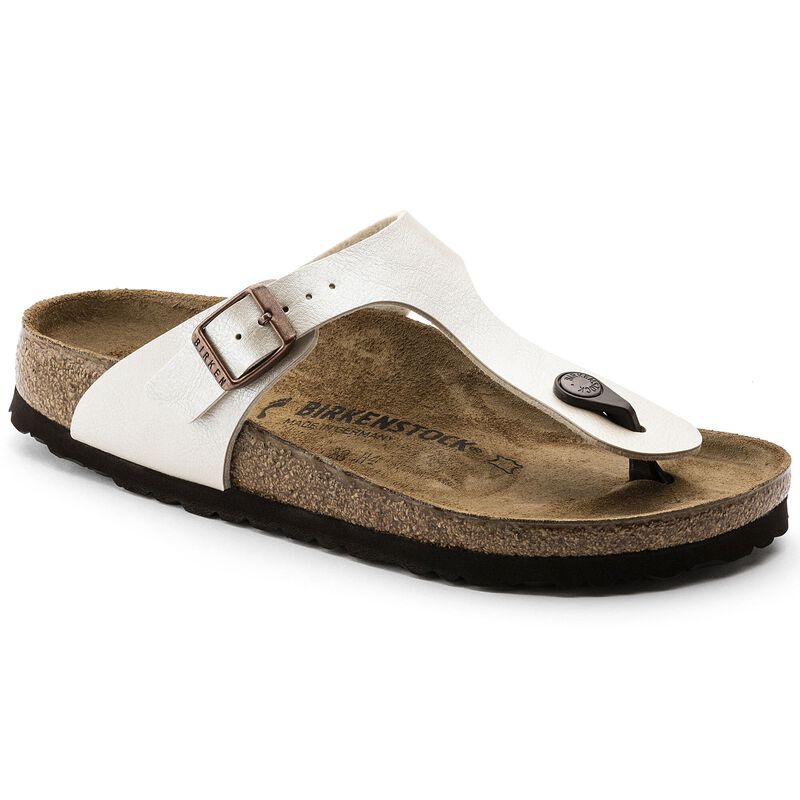 BIRKENSTOCK Gizeh Birko-Flor Graceful Taupe Daily Comfort detail