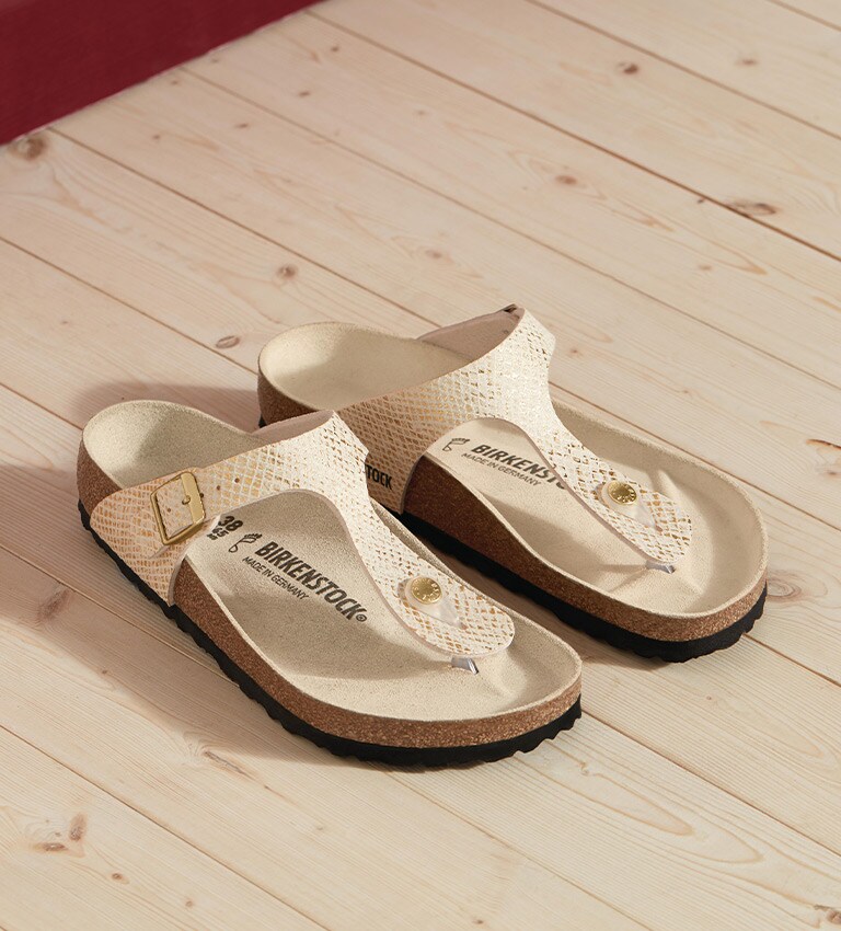 Birkenstock gizeh outlet python