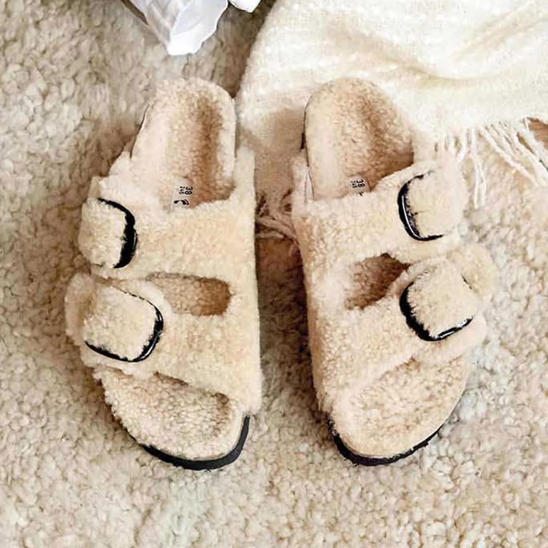 Birkenstock Arizona Teddy Shearling Birkenstock Sandals