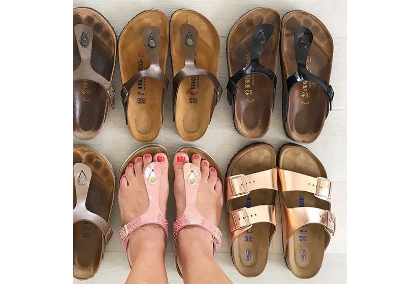 Birkenstock rose métallisé 2025