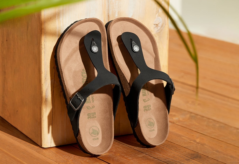 SHOP GIZEH VEGAN BIRKIBUC BLACK