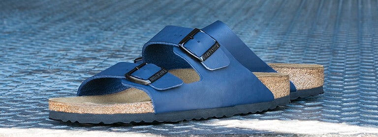 Birkenstock arizona vintage discount blue