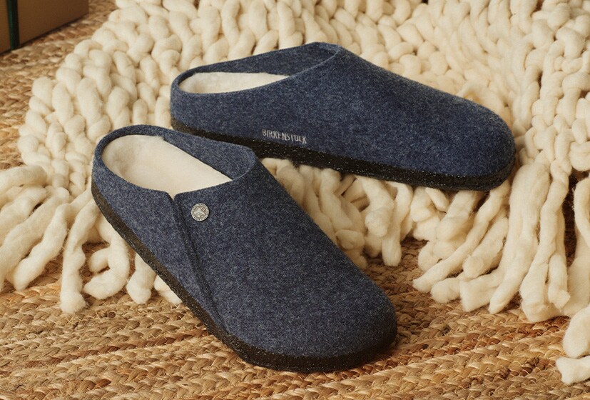 SHOP ZERMATT SHEARLING WOOL FELT DARK BLUE