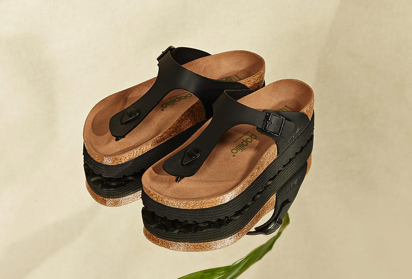 Papillio LOLA - Wedge sandals - schwarz/black - Zalando.de