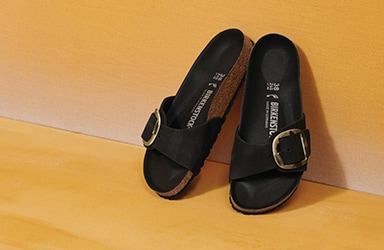 birkenstock all black sandals