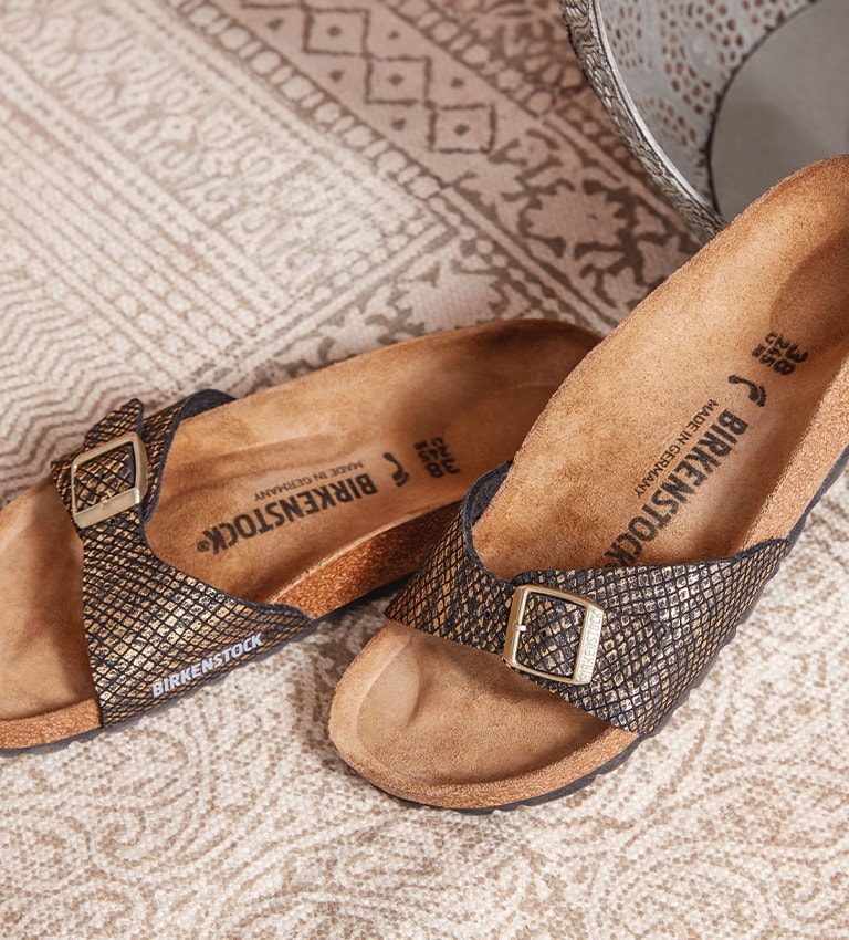Shiny birkenstocks online