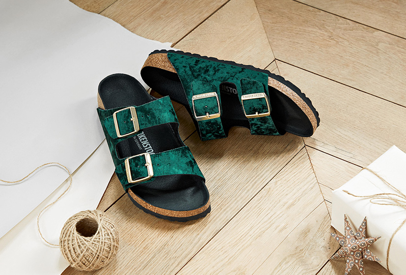 velvet birkenstocks