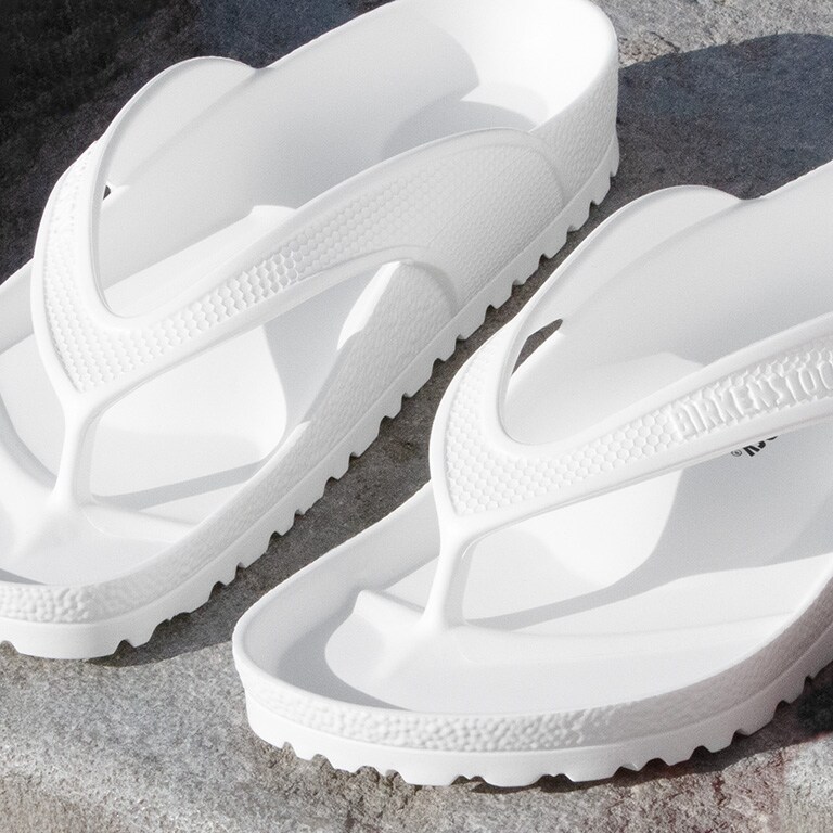 water friendly white birkenstocks