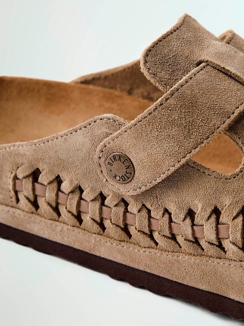 Kith × Birkenstock Boston キス × ビルケンシュトック Kith×ビルケンシュトック「ボストン」編み込みレザーアッパーの