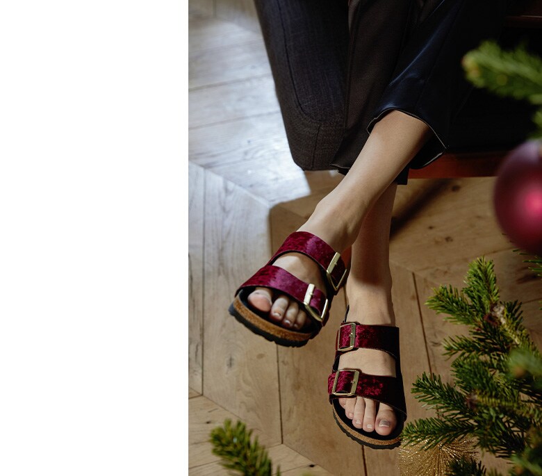 velvet birkenstocks