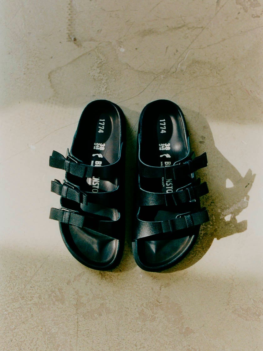 40 新品 ビルケンシュトック 1774 Dougal レザー サンダル 黒 1774