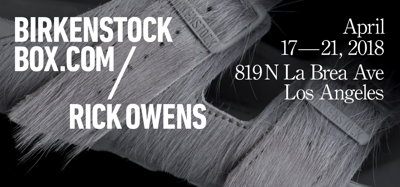 rick owens birkenstock sizing