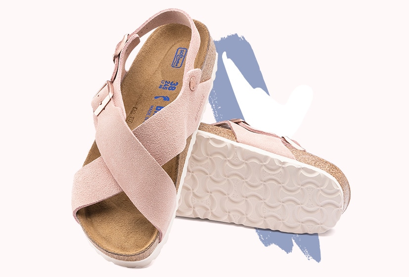 birkenstock tulum soft footbed rose