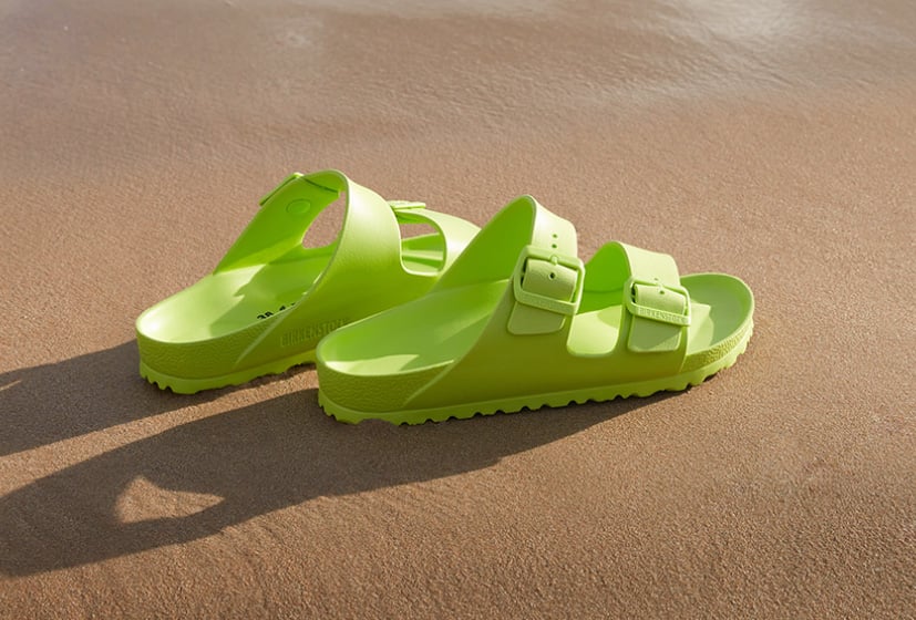birkenstock vert fluo
