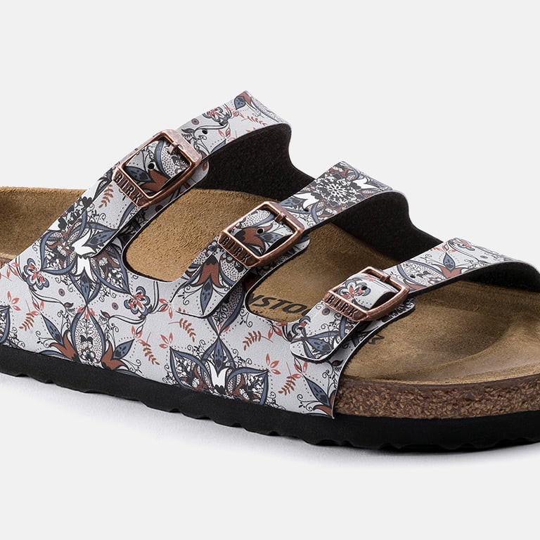 birkenstock floral shoes