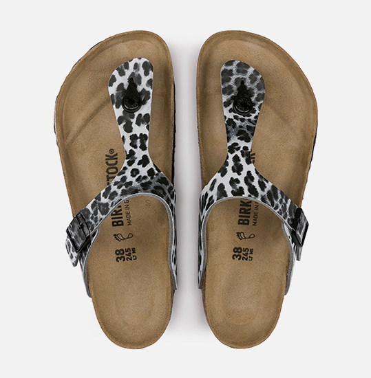 birkenstock sandals leopard print