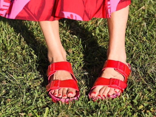 birkenstock lollipop red