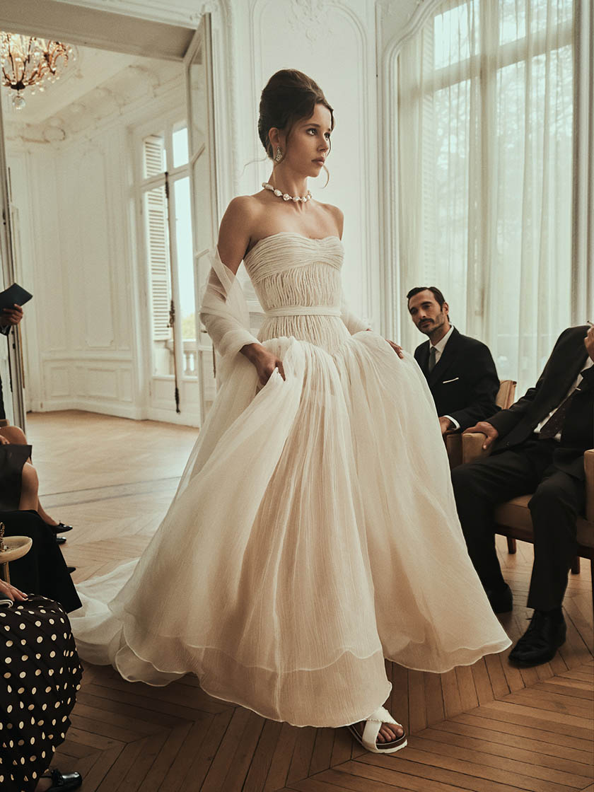 white christmas dresses Danielle Frankel Dress Wedding Gown – Belle Bridal Atelier Chicago – Belle  Atelier main image 1