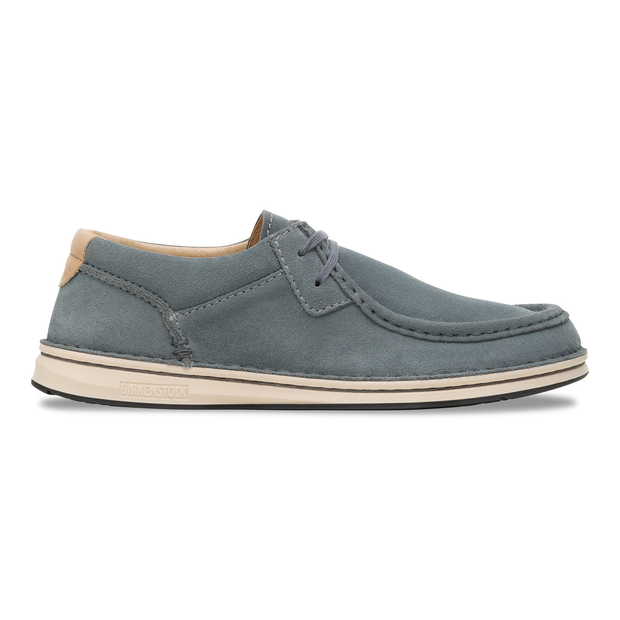 Туфли Birkenstock Pasadena Suede Leather, цвет: Серый — фото 3