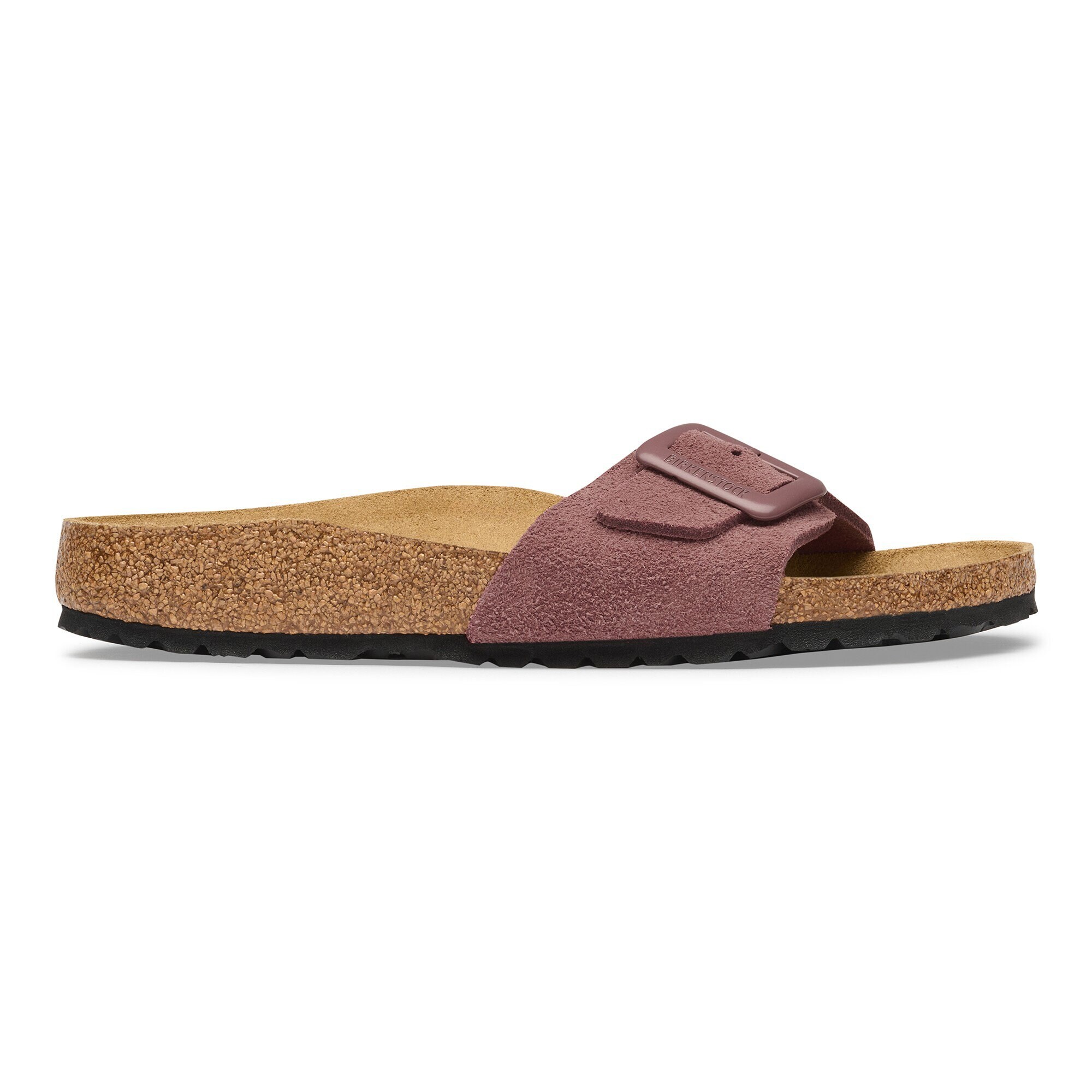 Женские сандалии Birkenstock Madrid Cushion Buckle Suede Leather, цвет: Pepper — фото 3