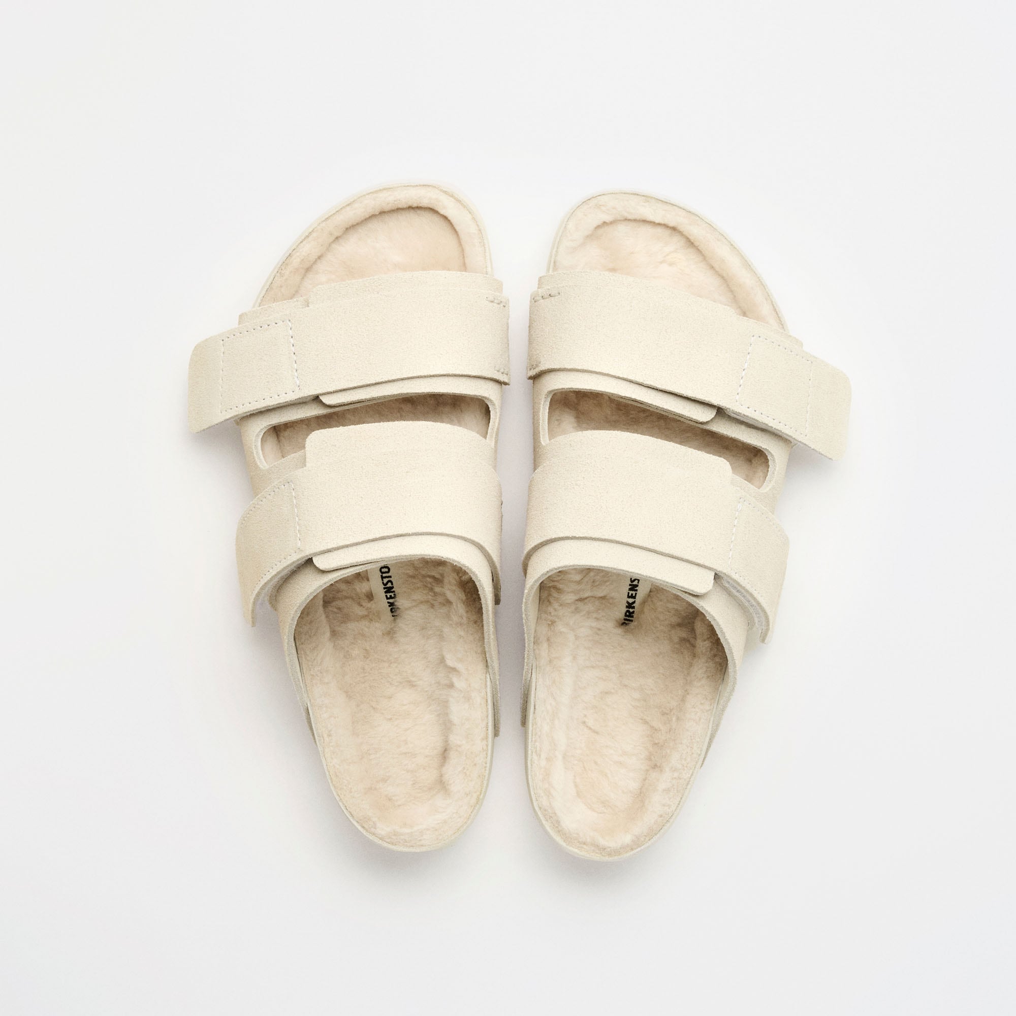 靴 TEKLA BIRKEN STOCK UJI beige 42 x Tekla Uji suede slides in beige - Birkenstock 1774 | Mytheresa