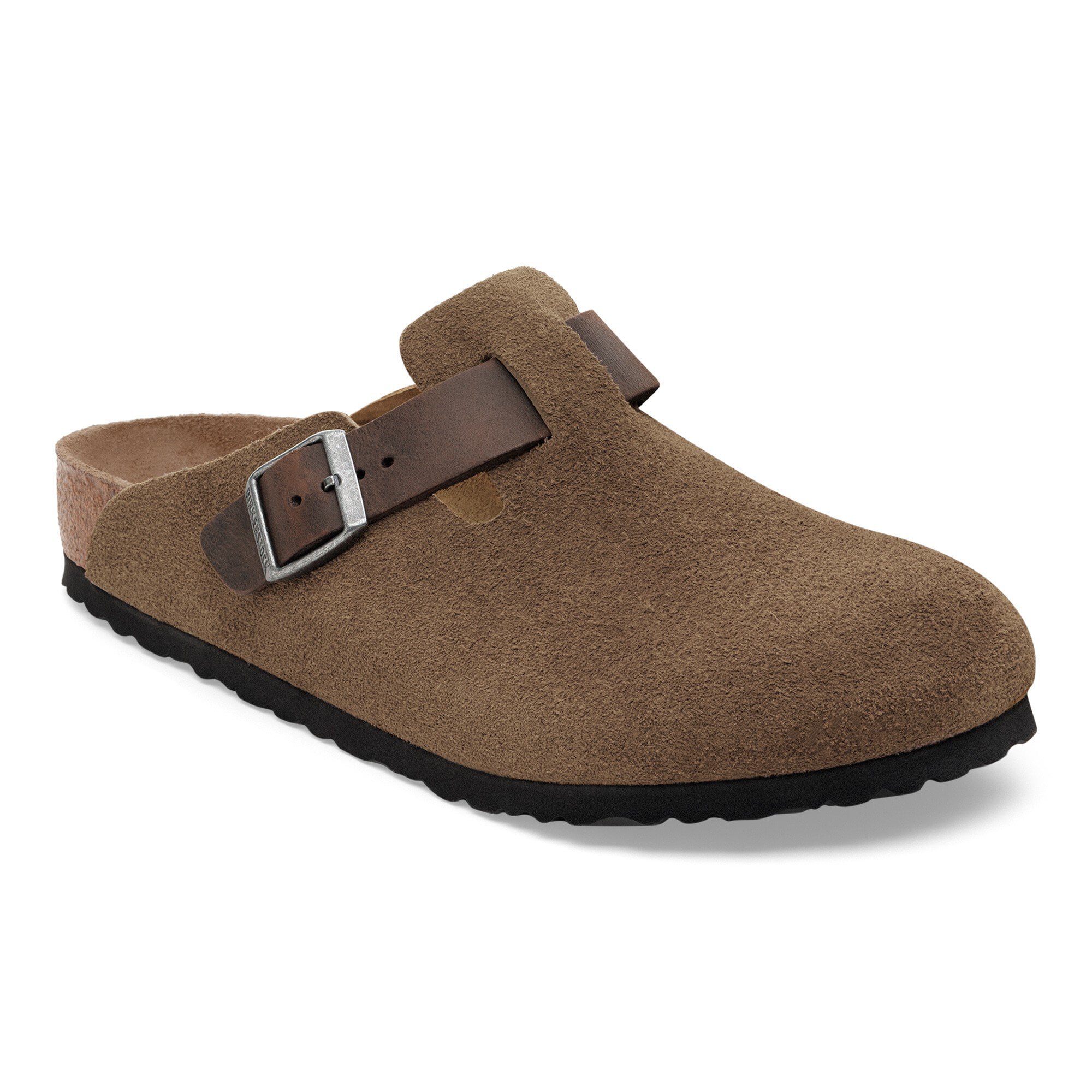 Boston Mixed Leather in Color Dark Tea | BIRKENSTOCK US