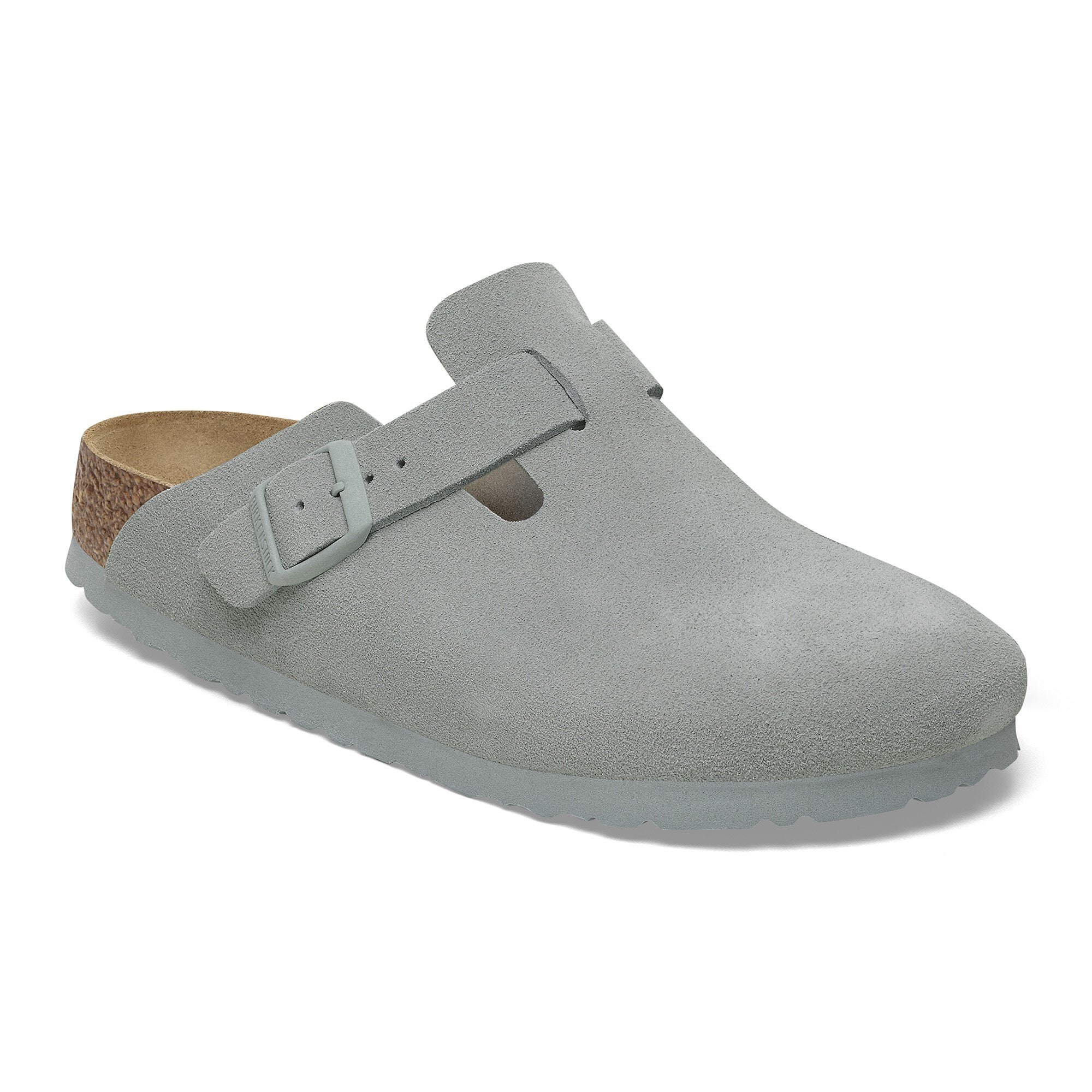 Boston Suede Leather in Color Pure Sage | BIRKENSTOCK US