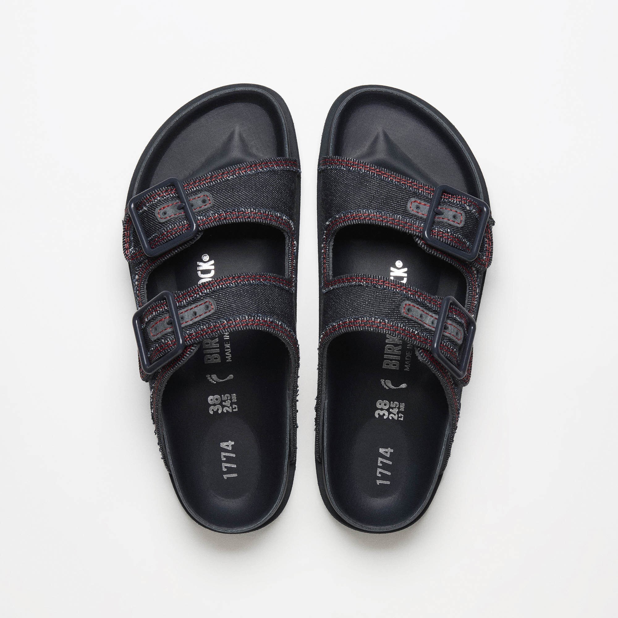 ビルケンシュトック 1774 Arizona denim アリゾナ　デニム　38 1774 Arizona Denim / 1774 アリゾナ デニム レザー/コットン