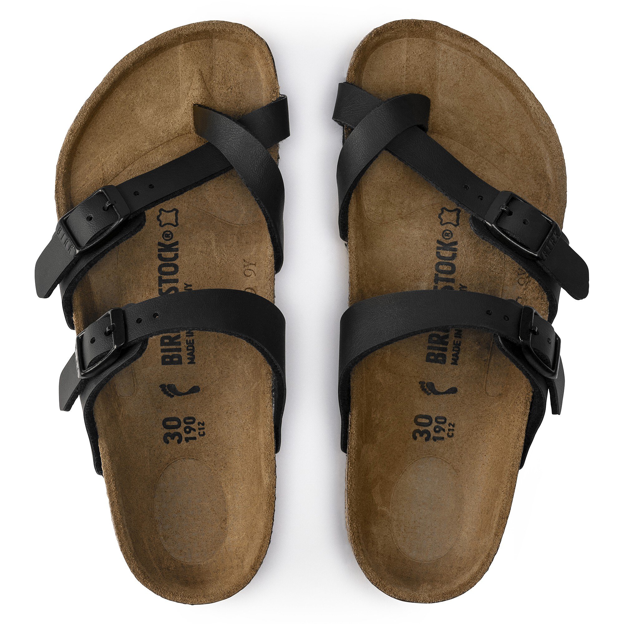 Детские сандалии Birkenstock Mayari Kids Birko-Flor, цвет: Чёрный — фото 2