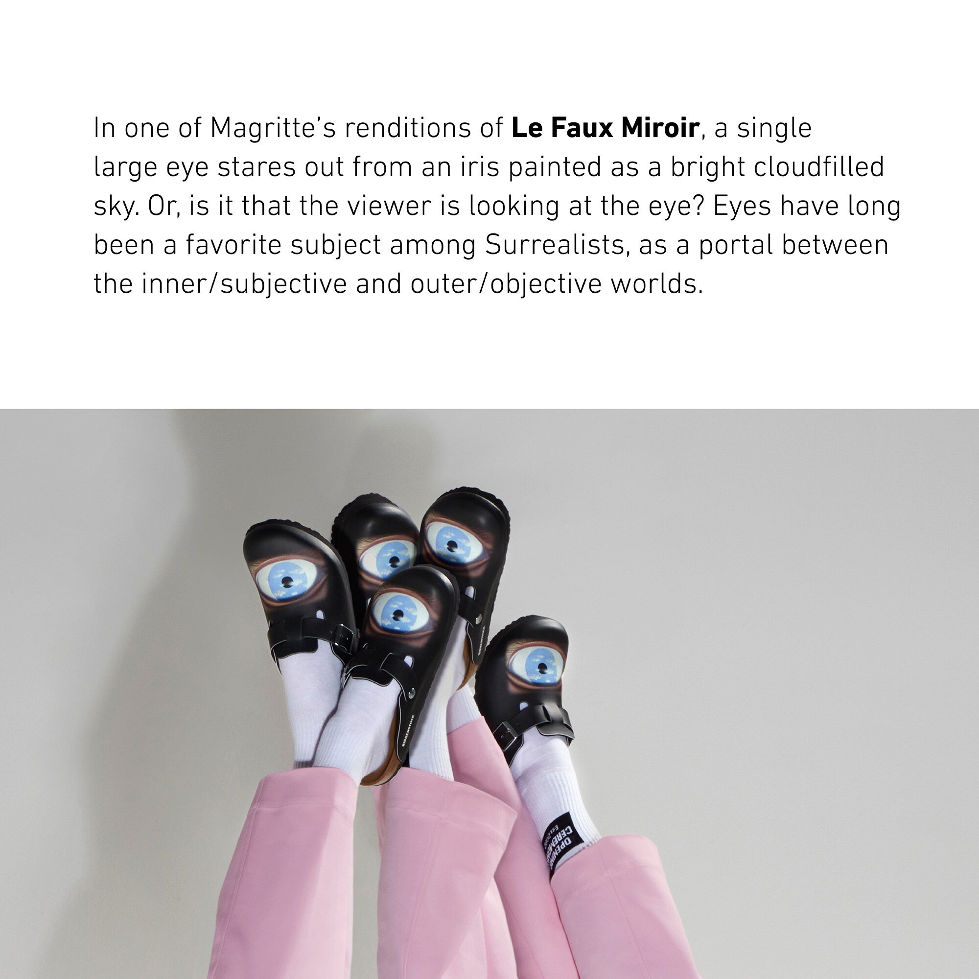 Сабо Birkenstock Boston Magritte Eye Birko-Flor, цвет: Чёрный — фото 4