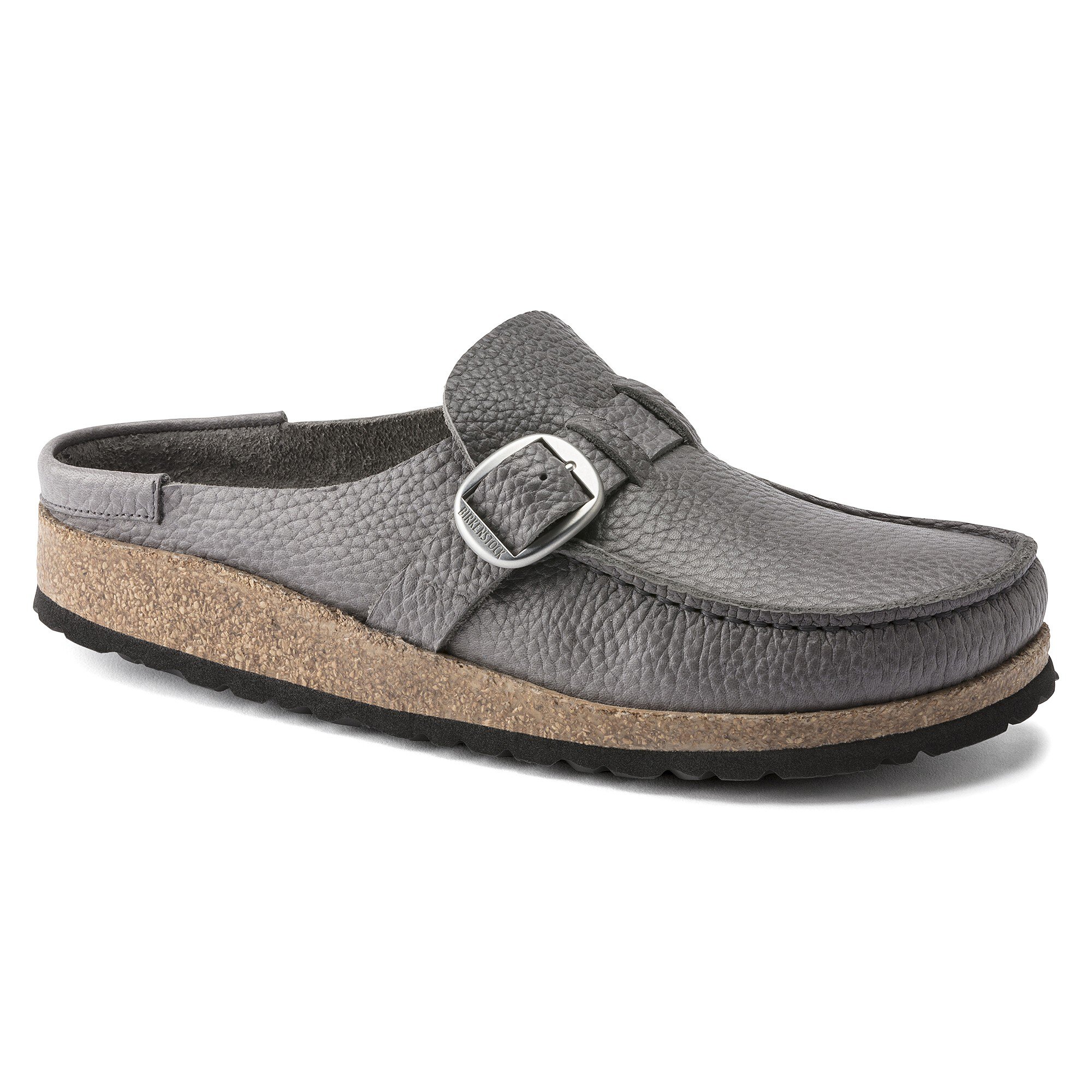 Сабо Birkenstock Buckley Natural Leather Coarsely, цвет: Серый