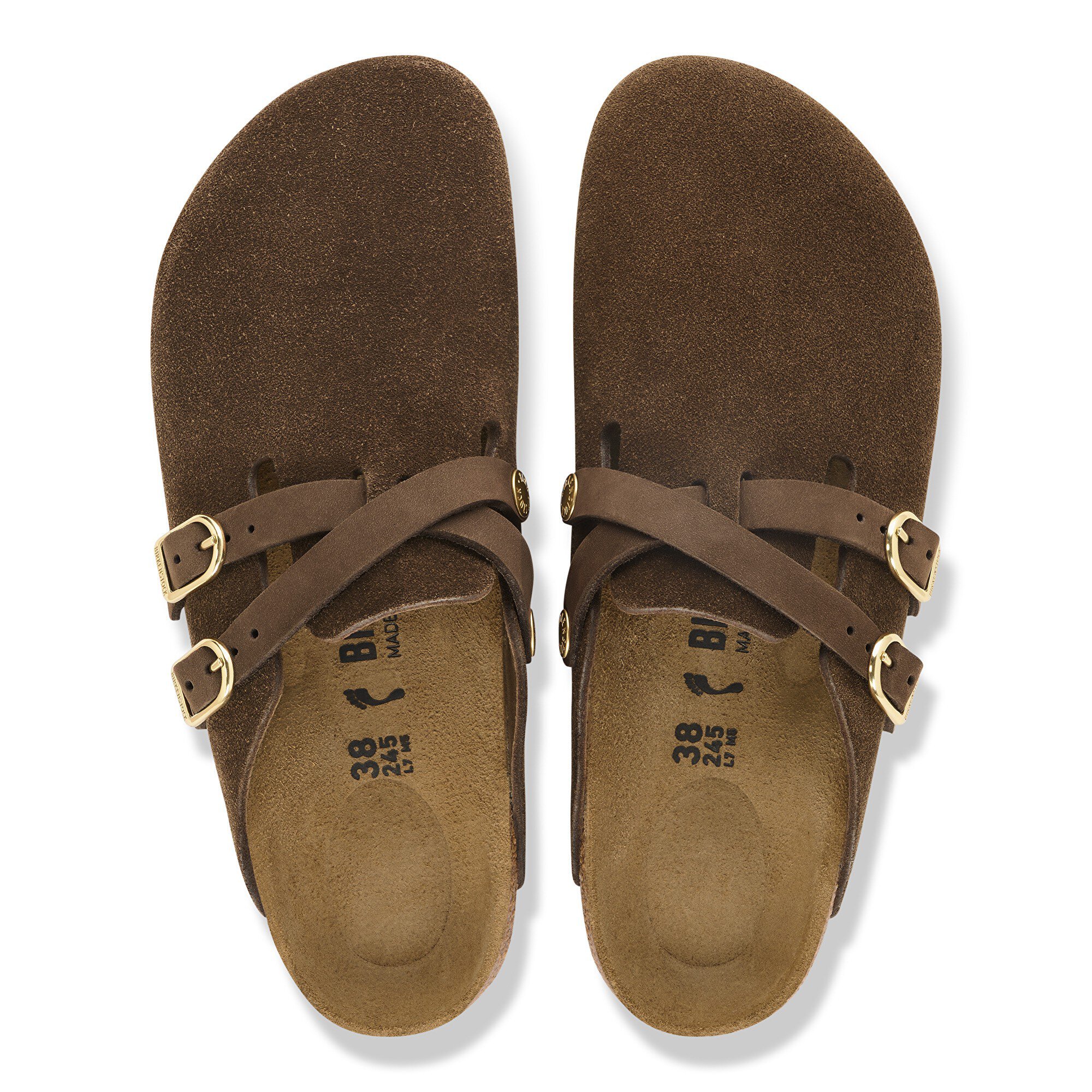 Сабо Birkenstock Blair Suede Leather, цвет: Carafe — фото 2