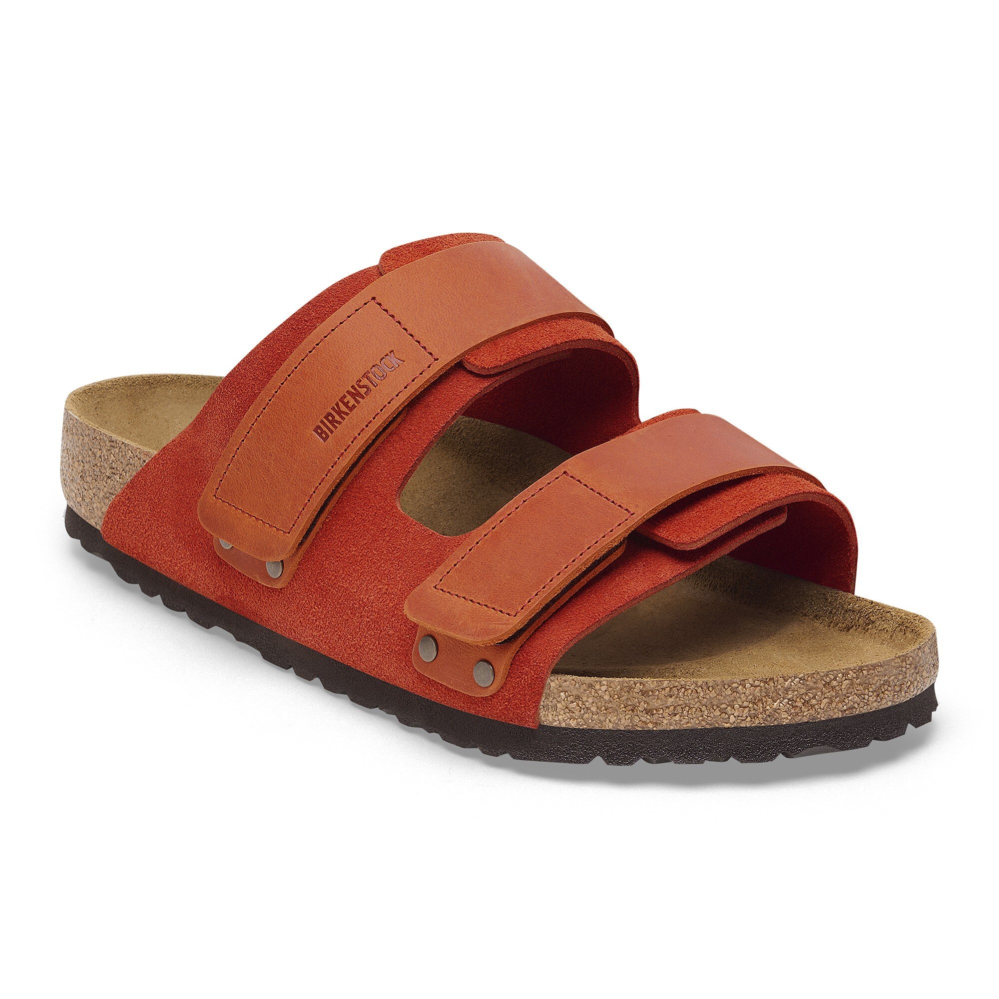 Uji Nubuck-Suede Leather in Color Rust Brown | BIRKENSTOCK US