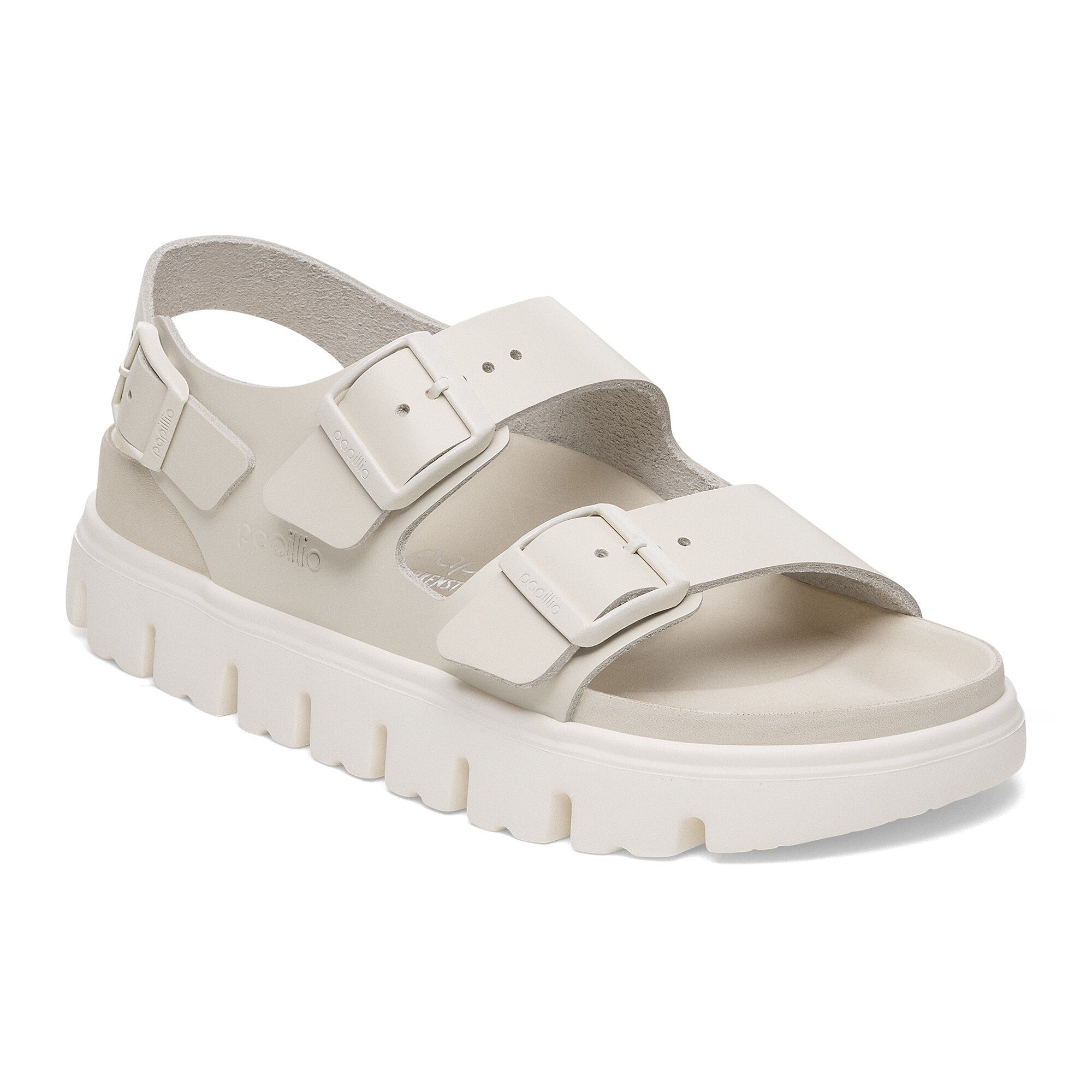 Milano Chunky Leather in Color Eggshell | BIRKENSTOCK US