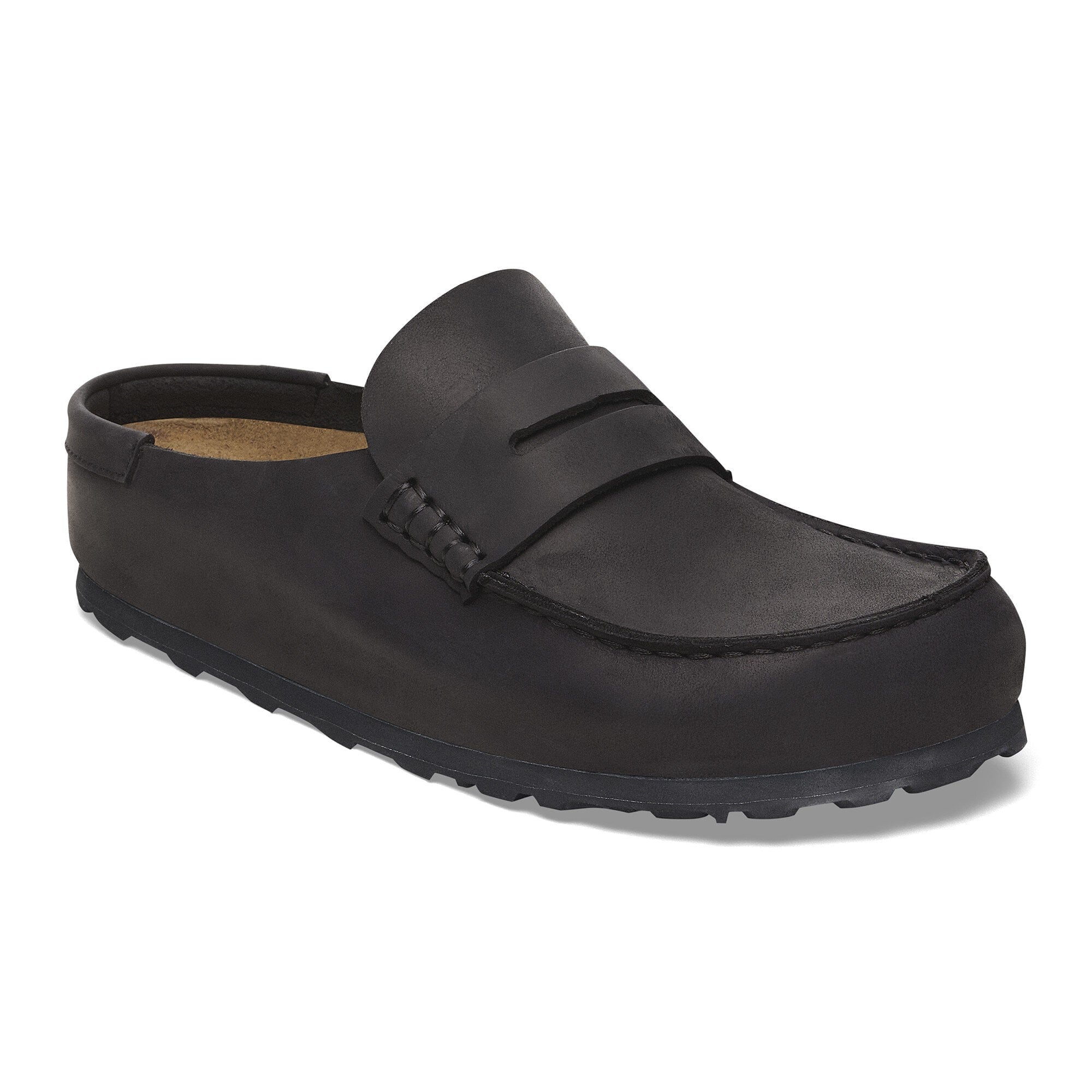 Naples Wrapped Oiled Leather in Color Black | BIRKENSTOCK US