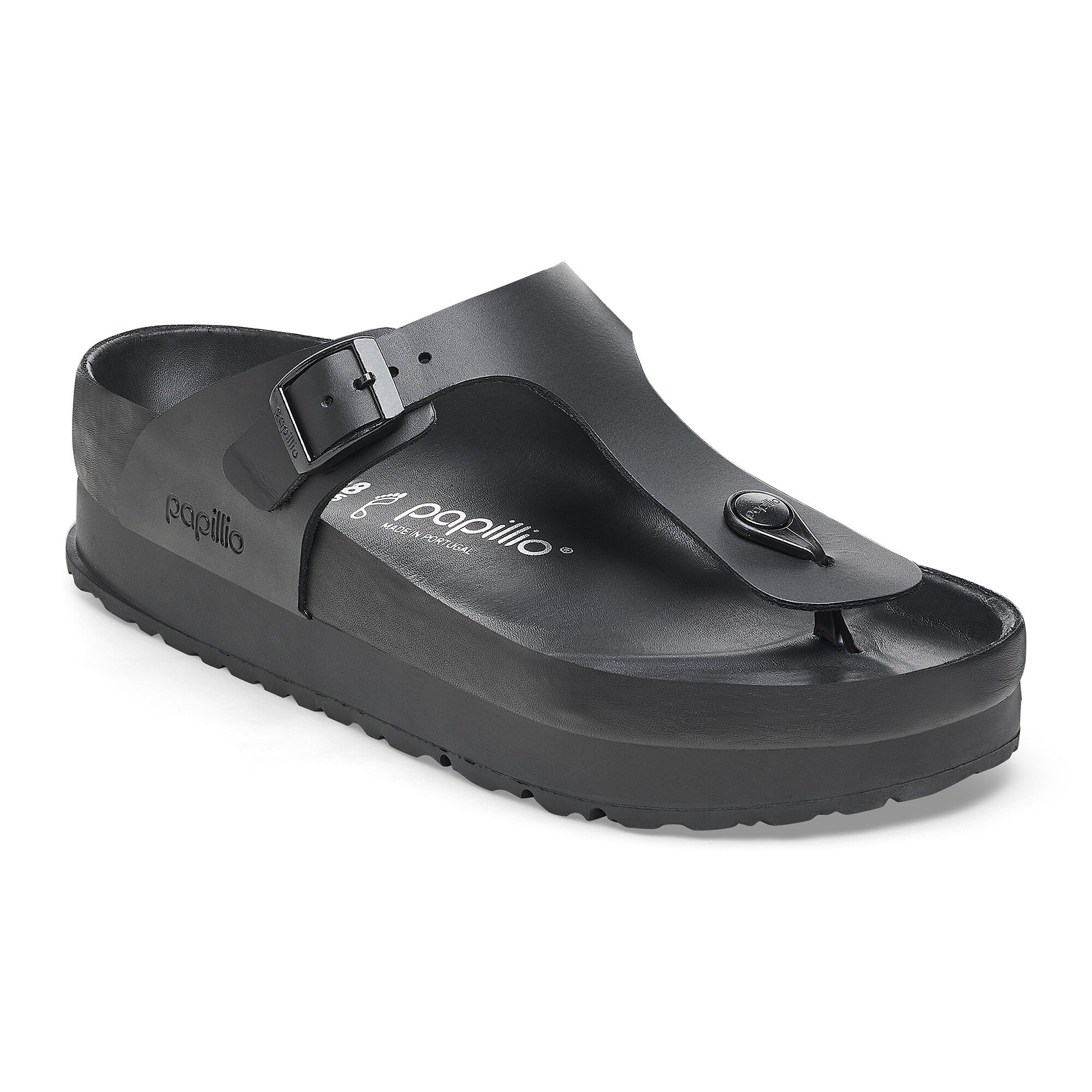 【専用】BIRKENSTOCK パピリオGizeh Flex Platform Gizeh Flex Platform Leather in Color Black | BIRKENSTOCK Canada