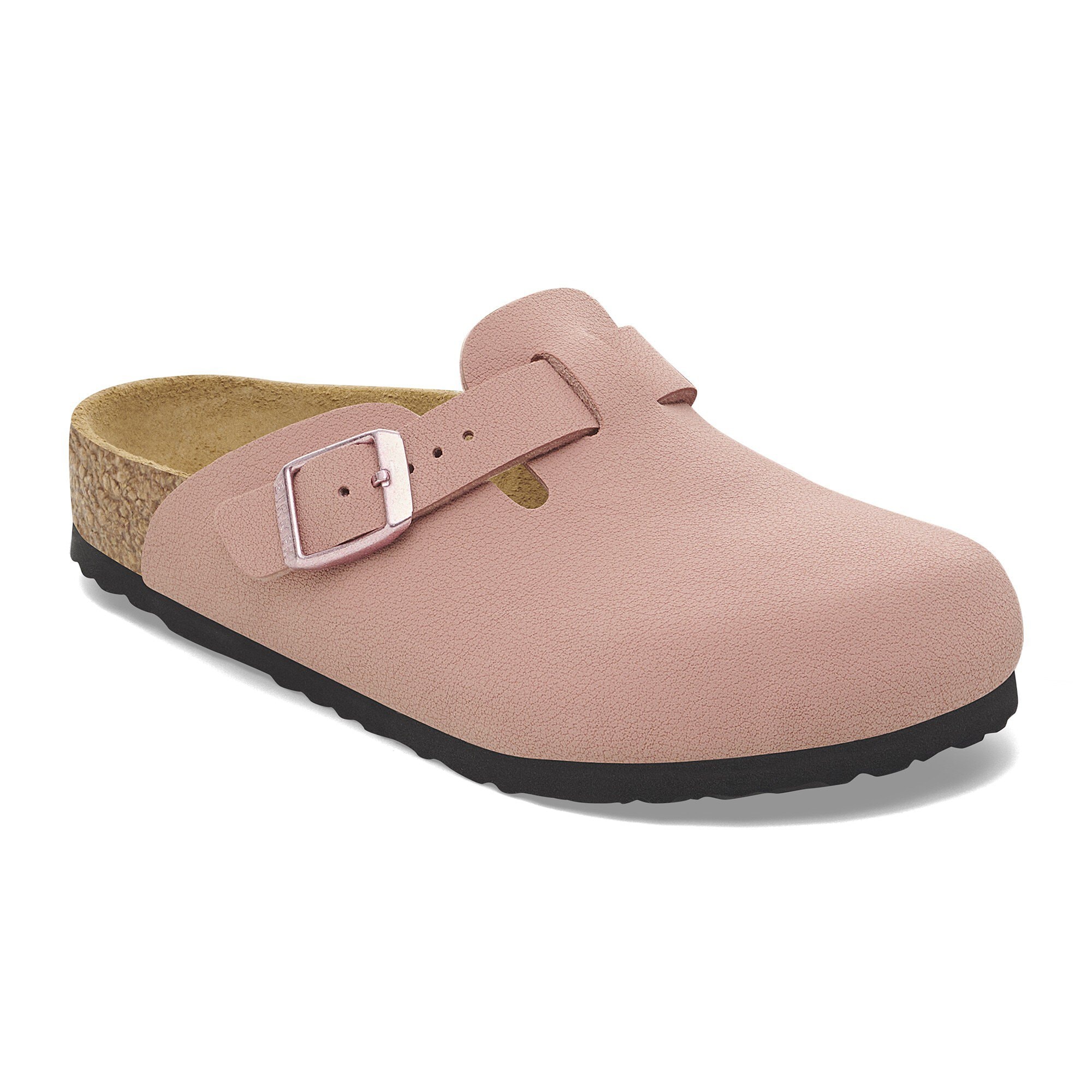 靴 birkenstock boston pink Boston Kids Birkibuc in Color Pink Clay | BIRKENSTOCK US