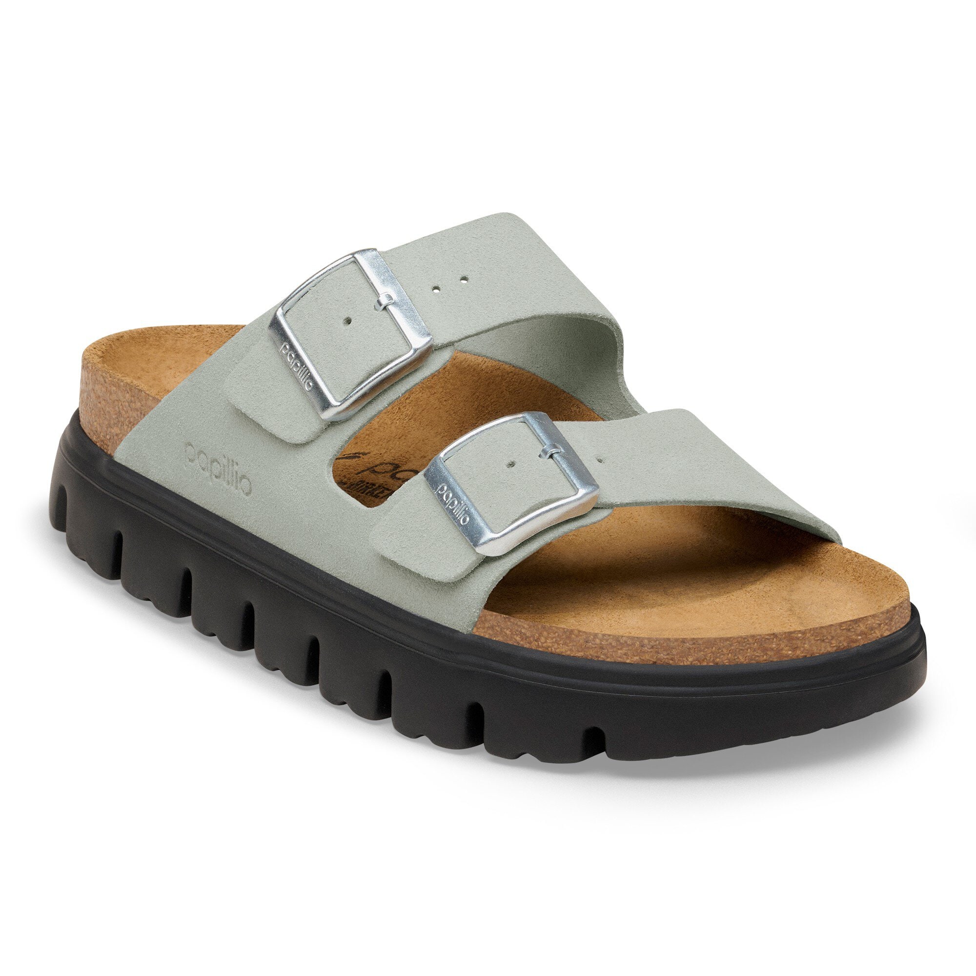 Arizona Chunky Suede Leather in Color Pure Sage | BIRKENSTOCK Canada