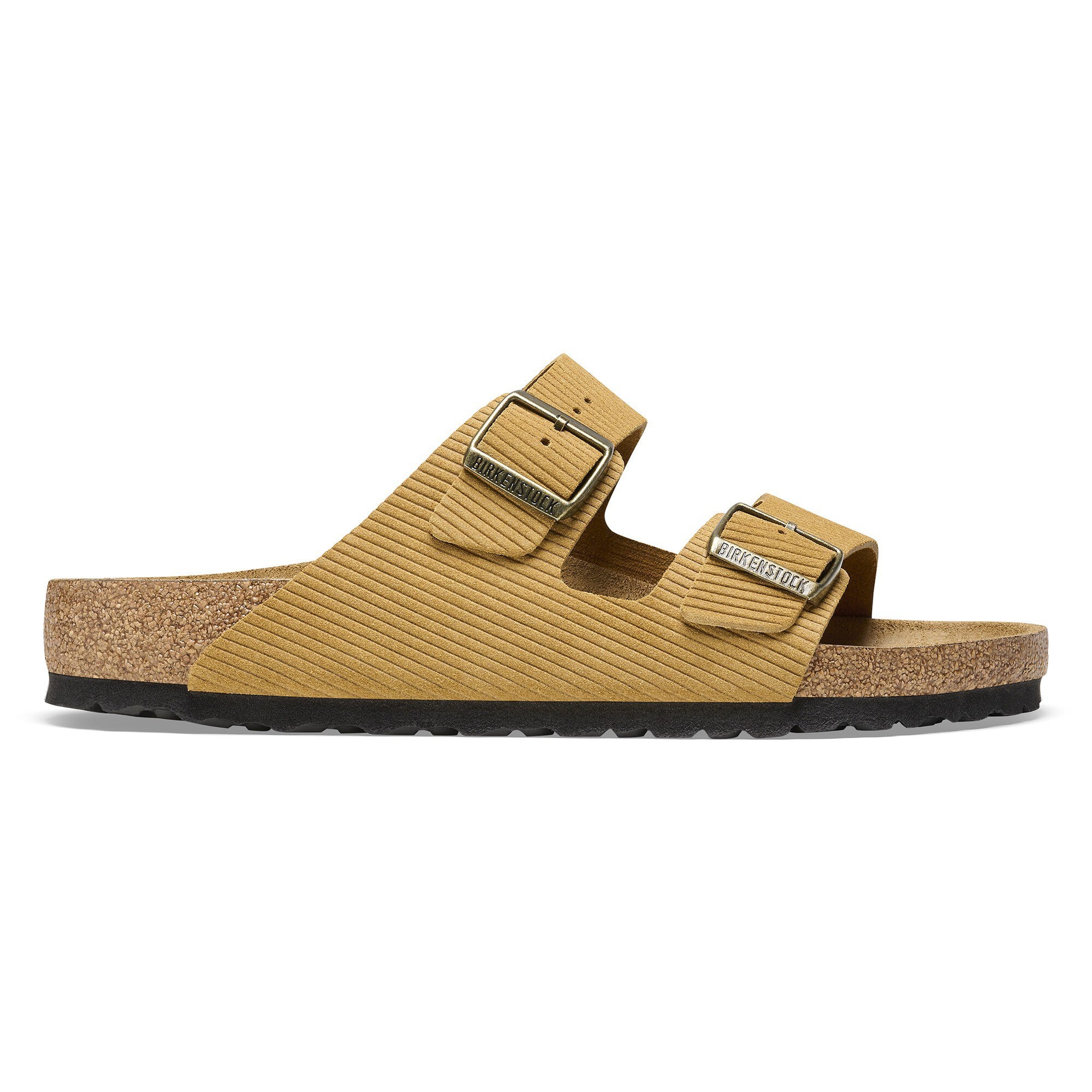 Сандалии Birkenstock Arizona Suede Leather Embossed, цвет: Коричневый — фото 3