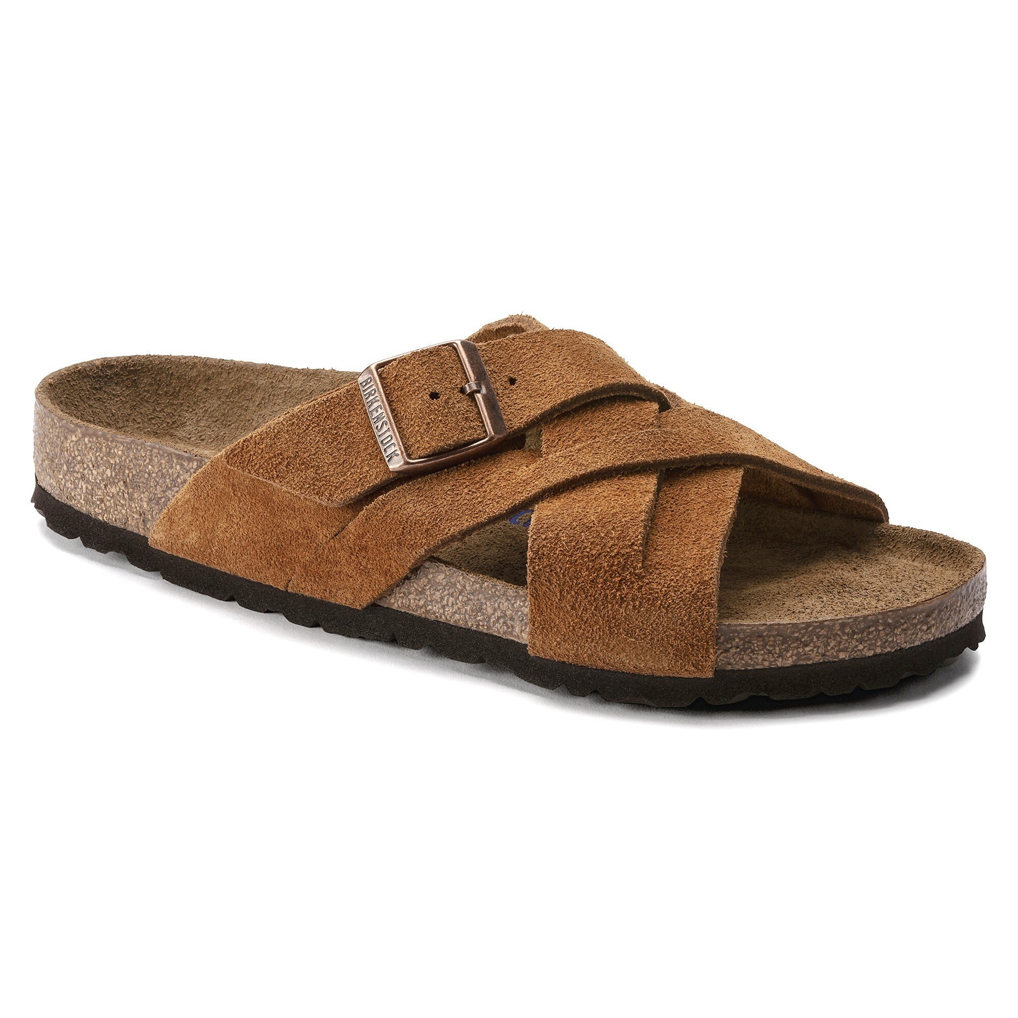 Lugano Soft Footbed Suede Leather in Color Mink | BIRKENSTOCK Canada