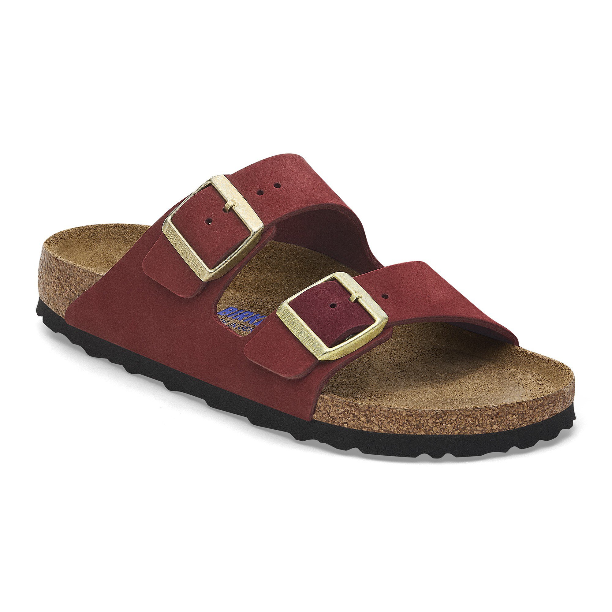 Arizona Soft Footbed Nubuck Leather in Color Zinfandel