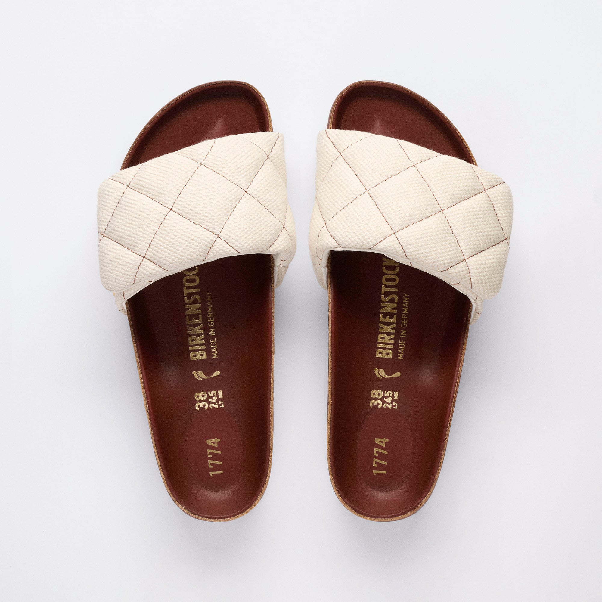 1774 Sylt Canvas Textile in Color Cinnamon Canvas | BIRKENSTOCK US