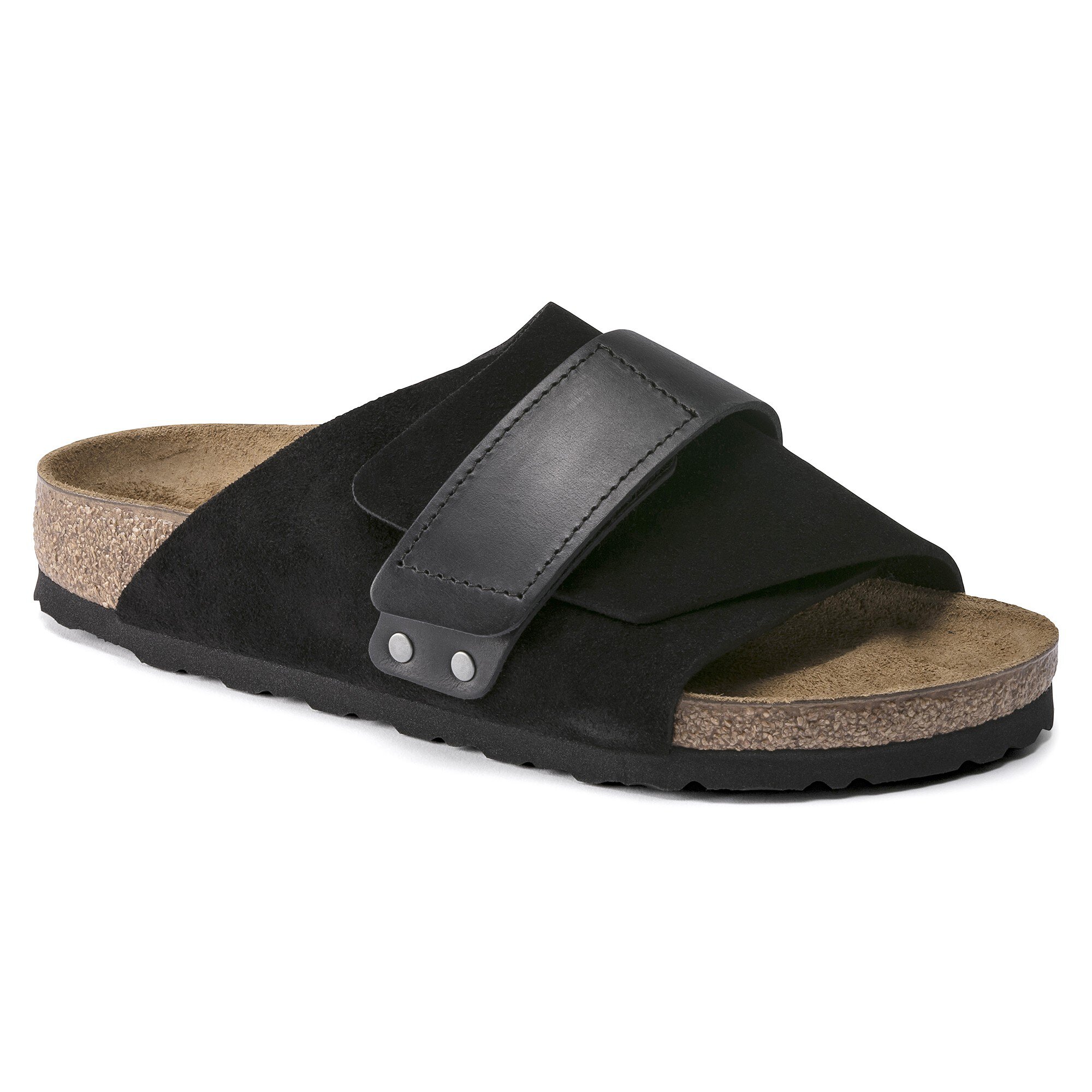 超美品！希少 BIRKENSTOCK KYOTO EXQUISITE 41 Kyoto Oiled Leather-Suede Leather in Color Black | BIRKENSTOCK US