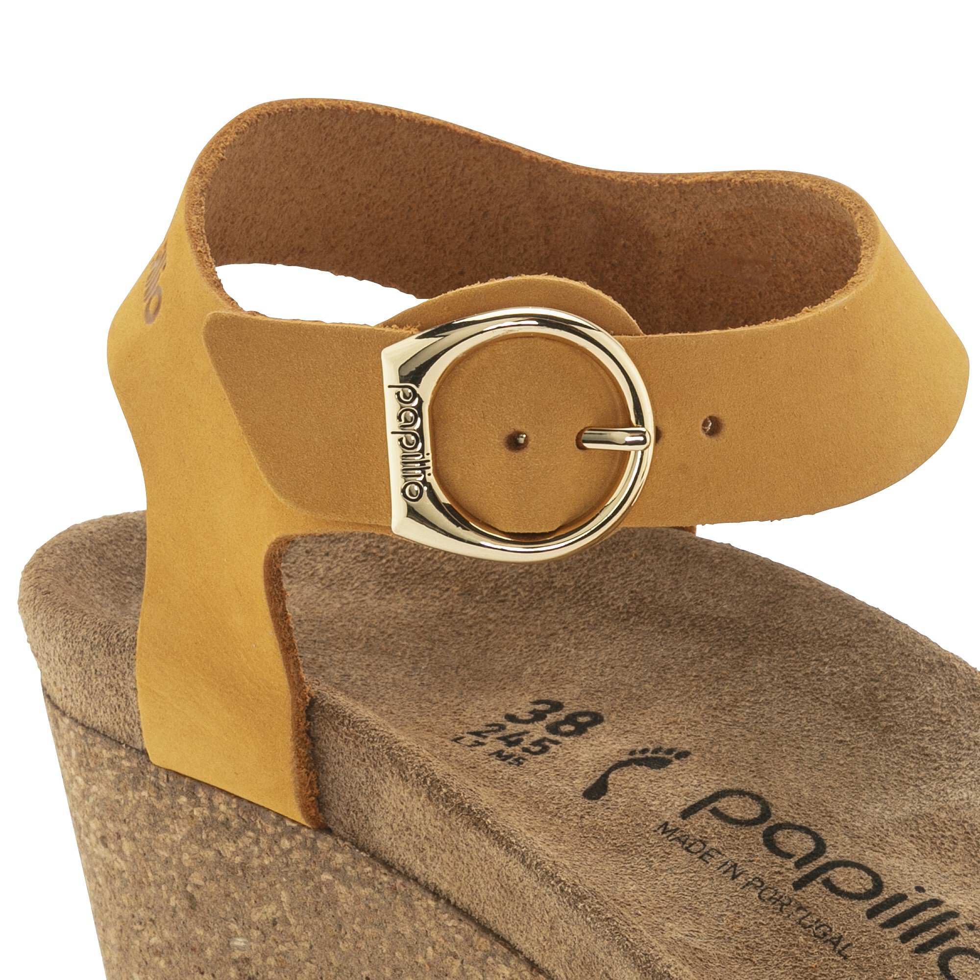 Женские сандалии Birkenstock Soley Nubuck Leather, цвет: Абрикосовый — фото 5