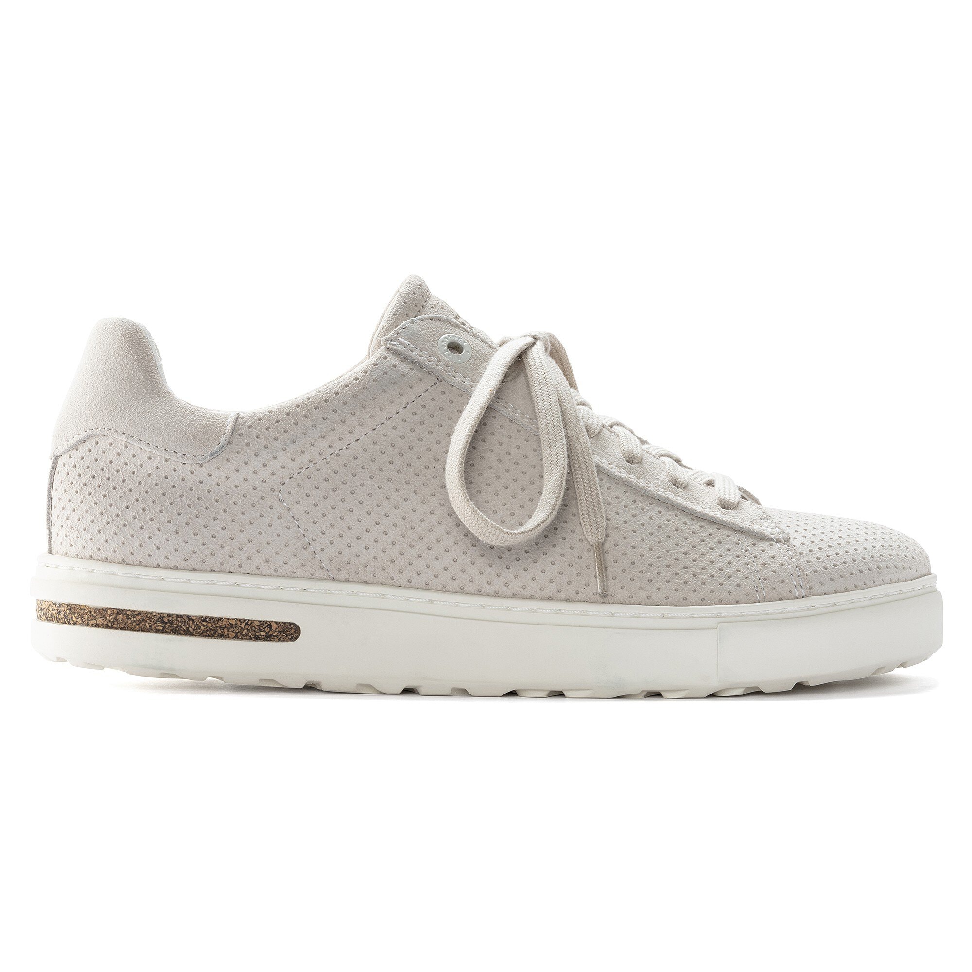 Кроссовки Birkenstock Bend Low Suede Leather Embossed, цвет: Состаренный белый, вариант 1 — фото 3