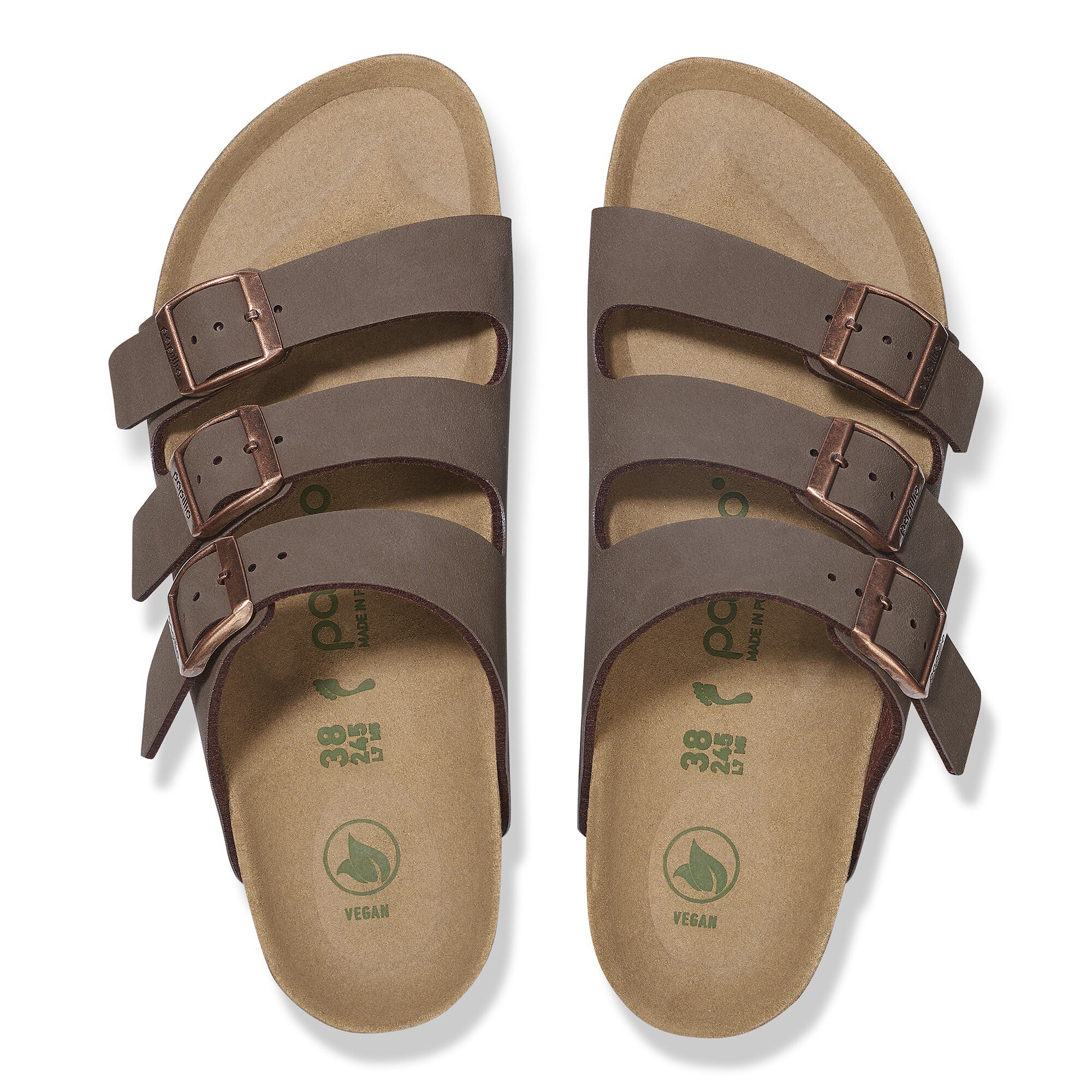 Женские сандалии Birkenstock Florida Flex Platform Birko-Flor Nubuck, цвет: Мокко — фото 2