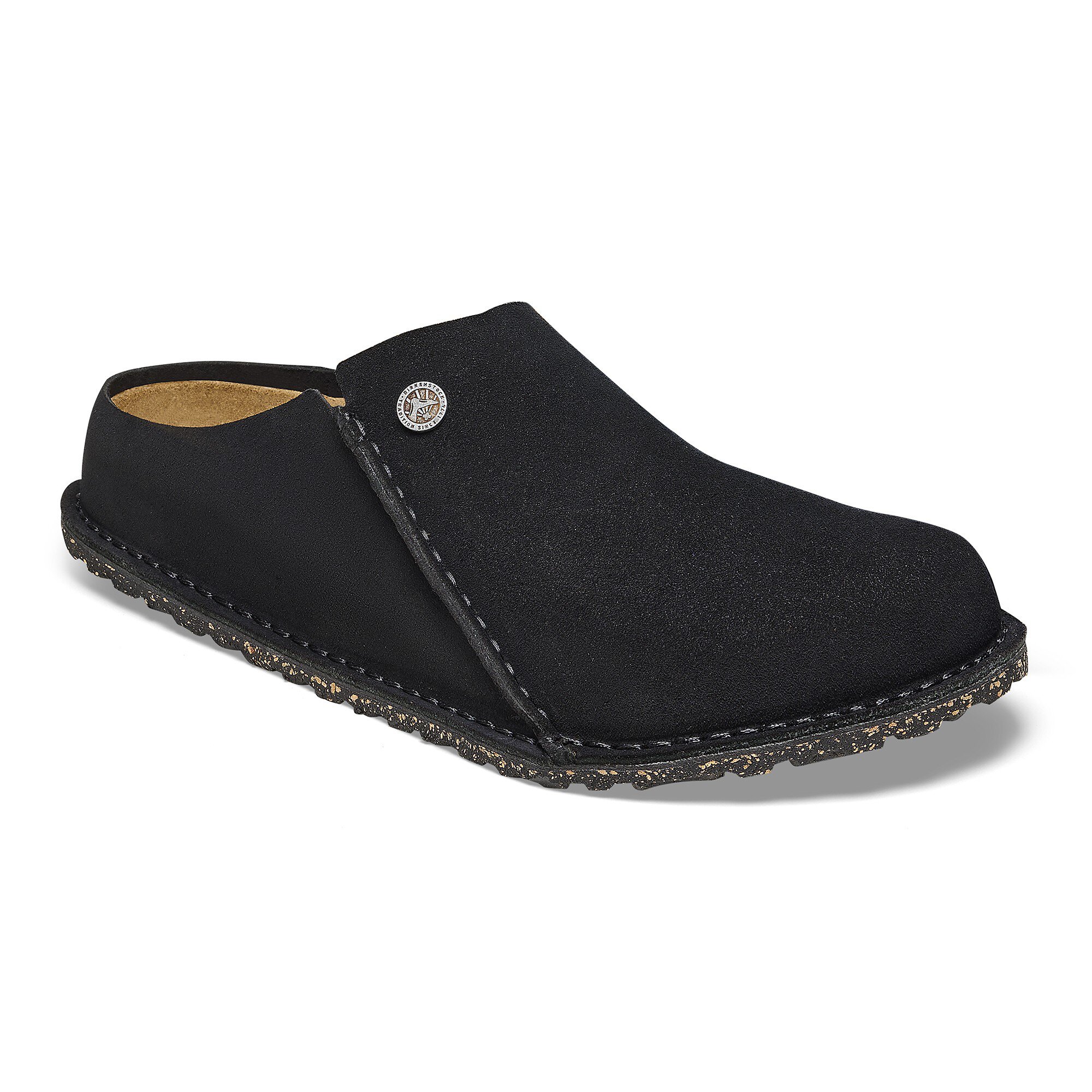 Zermatt Premium Suede Leather in Color Black | BIRKENSTOCK US
