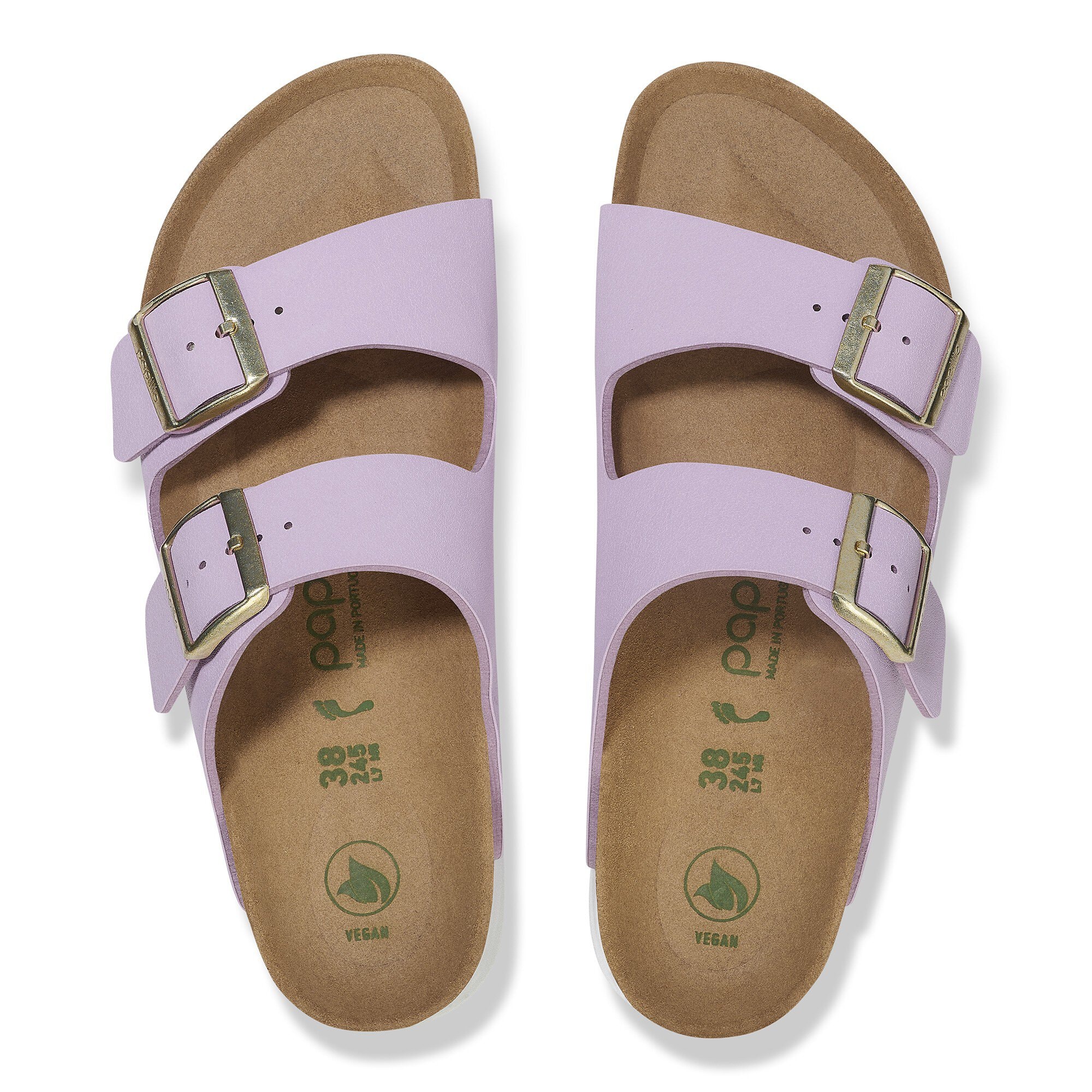 Женские сандалии Birkenstock Arizona Flex Platform Birko-Flor Nubuck, цвет: Crocus — фото 2