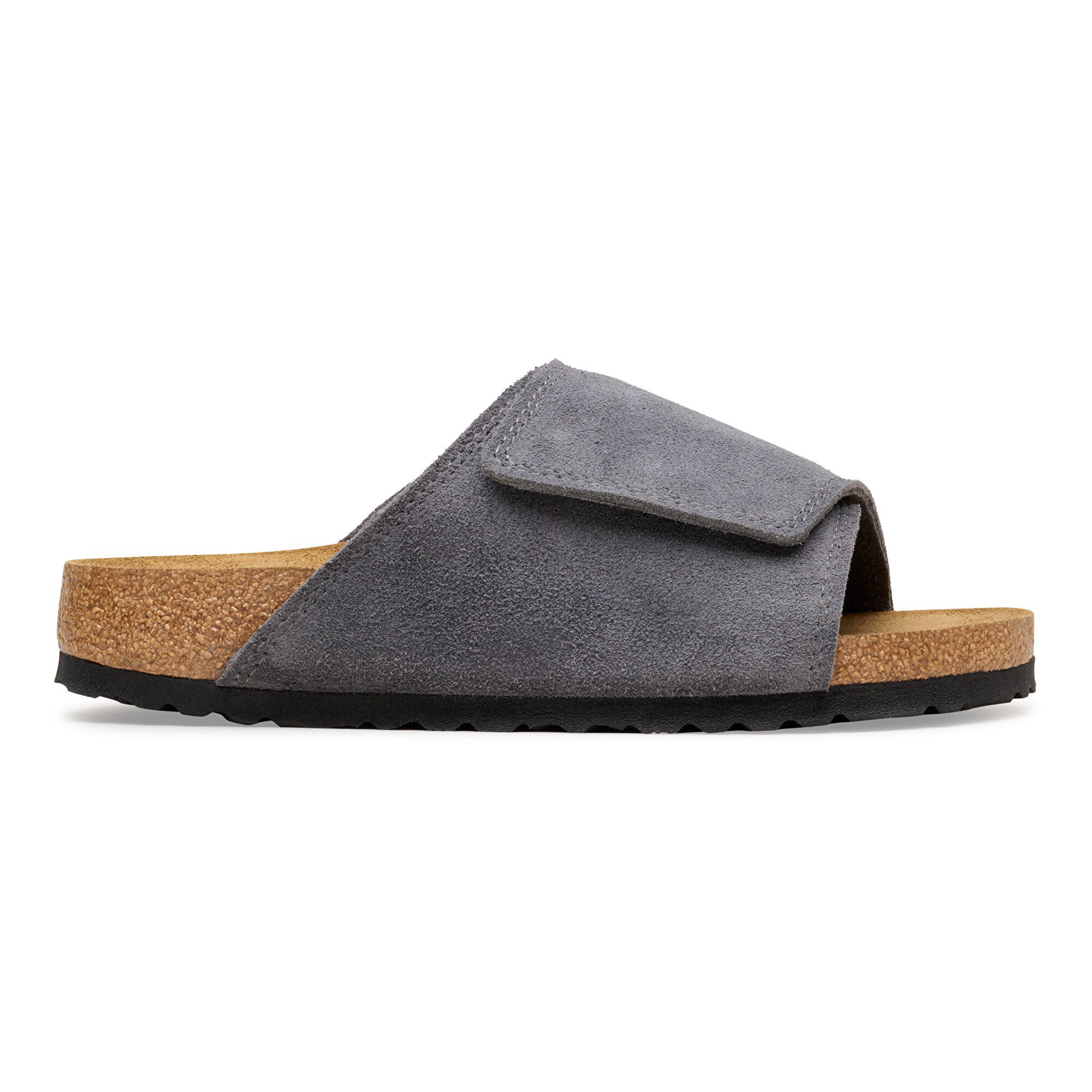 Сабо Birkenstock Solana Suede Leather, цвет: Угольный — фото 3
